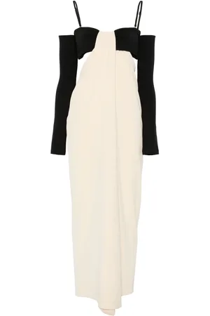 Nanushka Bandeau draped maxi dress