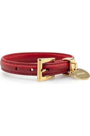 Prada 2000-2013 Saffiano Leather Bracelet costume bracelet