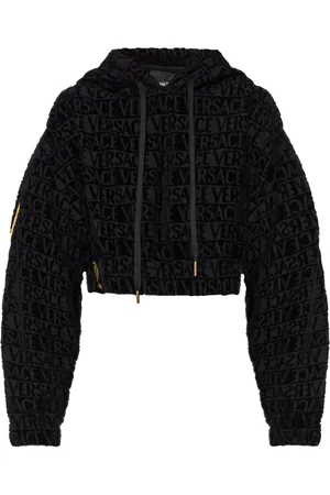 VERSACE I Love Baroque cropped hoodie