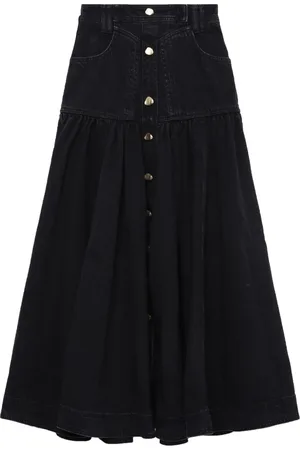 AJE Denim A-line skirt