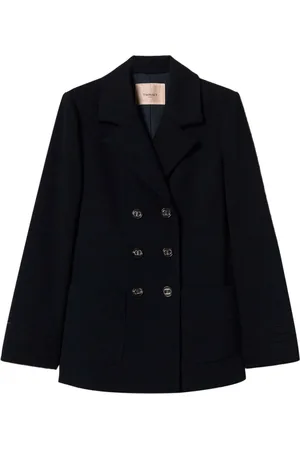 Twin-Set Embroidered double-breasted jacket