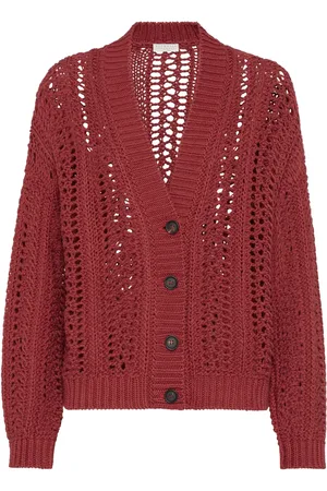 Brunello Cucinelli Crochet-knit cardigan