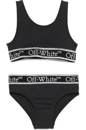 OFF-WHITE Logo-band bikini set