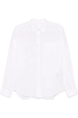 120% Lino Slub-textured shirt
