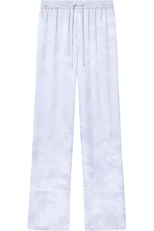 OFF-WHITE Fresco-jacquard pyjamas trousers