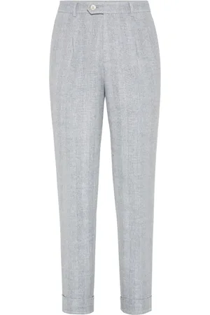 Brunello Cucinelli Houndstooth tailored trousers