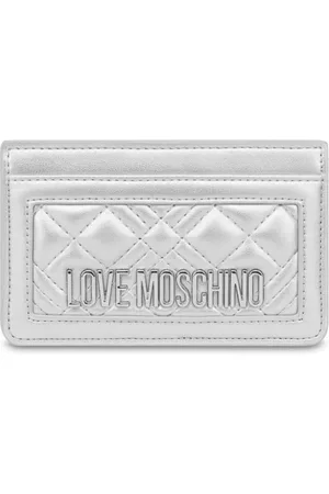 Moschino Logo-plaque card holder