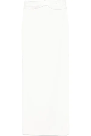 Elisabetta Franchi Bow-detail maxi skirt