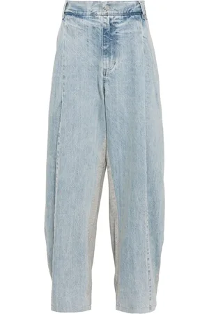 CROQUIS Drawstring zip-up jeans