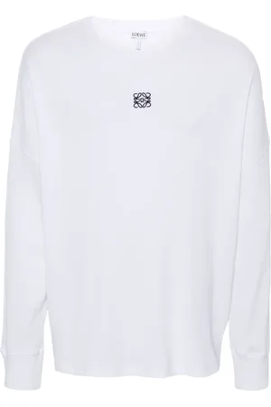 Loewe Embroidered Anagram-motif T-shirt