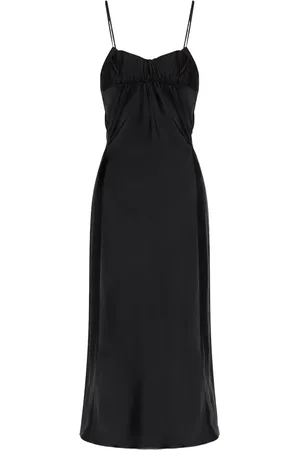 Jil Sander Gathered-bustier midi dress