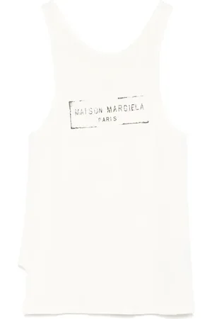 Maison Margiela Logo-print tank top