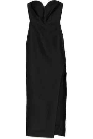 Roland Mouret Sweetheart-neck taffeta gown
