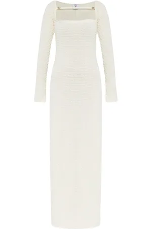 Casablanca Textured knitted maxi dress