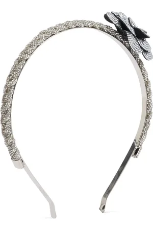 ROSANTICA Floral-appliqué headband