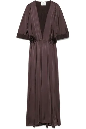 FORTE FORTE Half–sleeve maxi dress