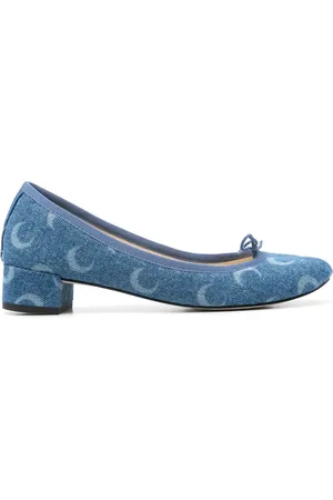 Marine Serre X Camille Repetto 30mm Moon-print pumps
