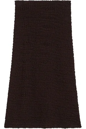 Jil Sander High-waist crinkled midi skirt