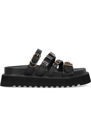 Pinko Multi-straps leather sandals