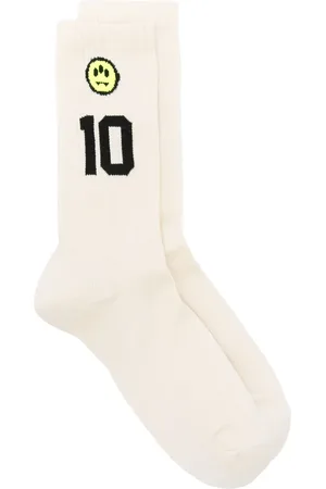BARROW Logo-intarsia socks