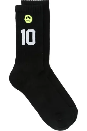 BARROW Logo-intarsia socks