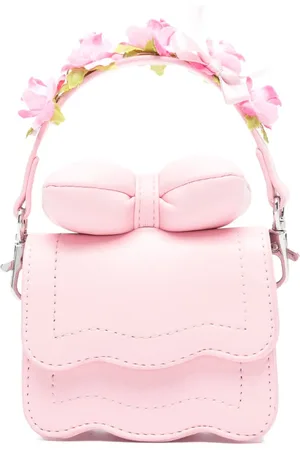 MONNALISA Rose-appliqué mini bag
