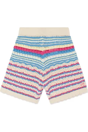 Guess Striped crochet shorts
