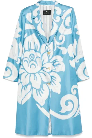 Etro Graphic-print silk coat