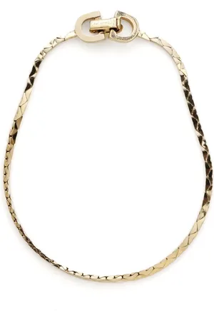 Dior 1990-2000s chain CD logo bracelet