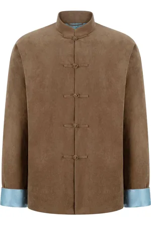 SHANGHAI TANG Patterned reversible jacket