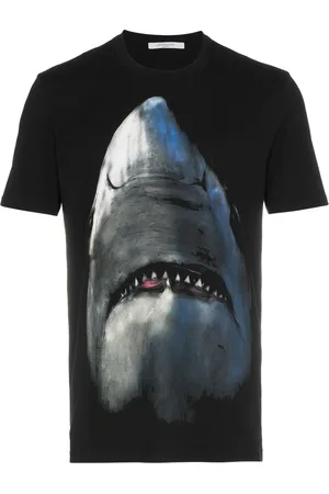 Givenchy Shark print cotton short sleeve t shirt