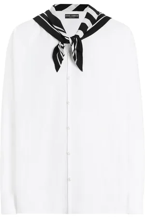 Dolce & Gabbana Scarf-detail shirt