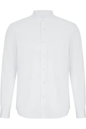 SHANGHAI TANG Mandarin-collar shirt