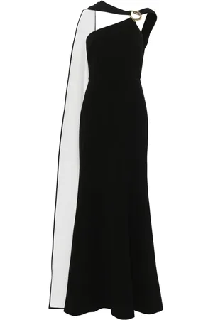 Roland Mouret Embellished asymmetric gown