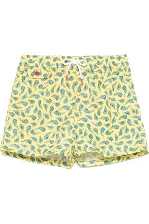 Kiton Paisley-print swim shorts