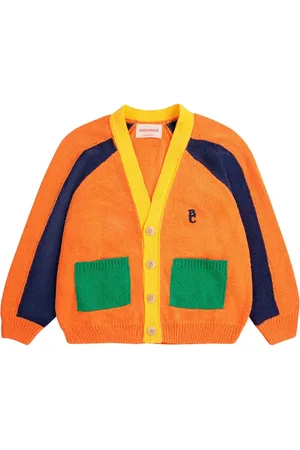 Bobo Choses Embroidered-logo cardigan