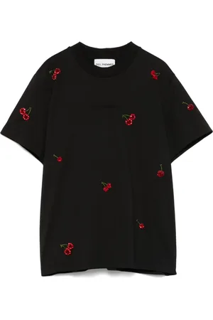 Des Phemmes Cherry-motif T-shirt