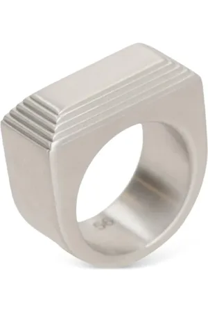 Rick Owens Etched beveled ring