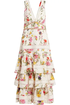 Camilla The Egyptian Rose Tiered Ruffle Hem Dress