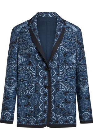 Etro Printed reversible blazer