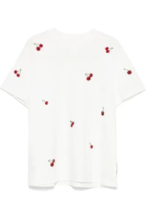 Des Phemmes Cherry-motif T-shirt
