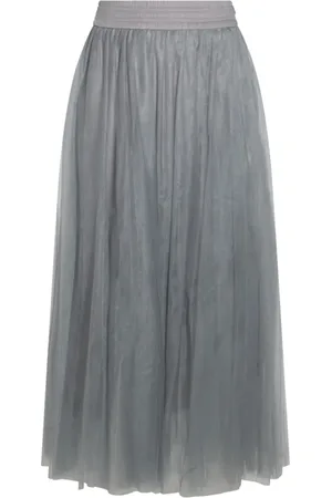 Fabiana Filippi Tulle midi skirt