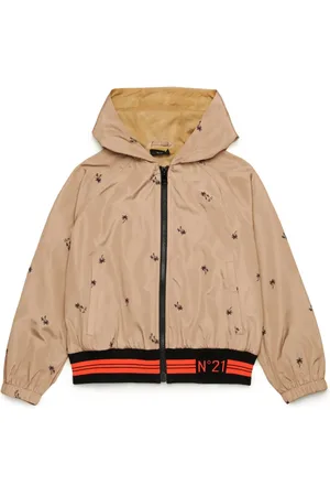 Nº21 Logo-print hooded jacket