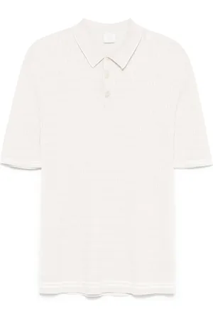 ELEVENTY Cable-knit polo shirt