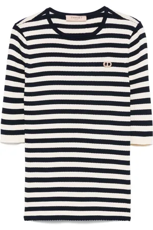 Twin-Set Striped short-sleeve T-shirt