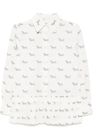 Thom Browne Pleated bottom shirt