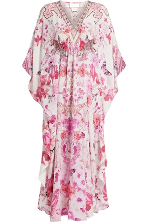 Camilla The Botanical Novella Gathered Waist kaftan