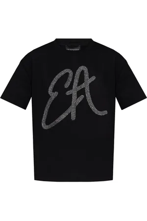 Emporio Armani Logo-appliqué cotton T-shirt