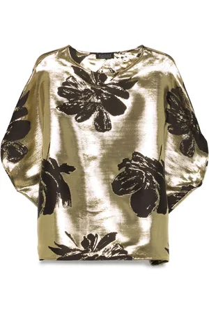 GIANLUCA CAPANNOLO Lamé-effect top