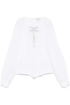 FORTE FORTE Bead-detail shirt